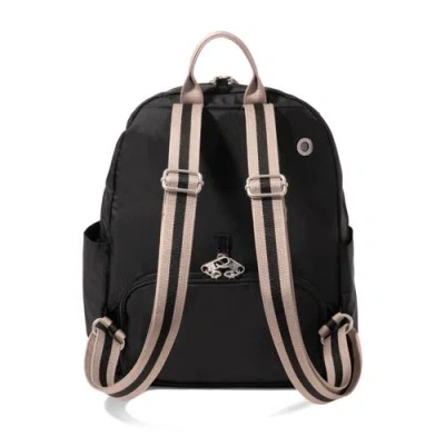 Baggallini Securtex Anti-theft Vacation Backpack In Black