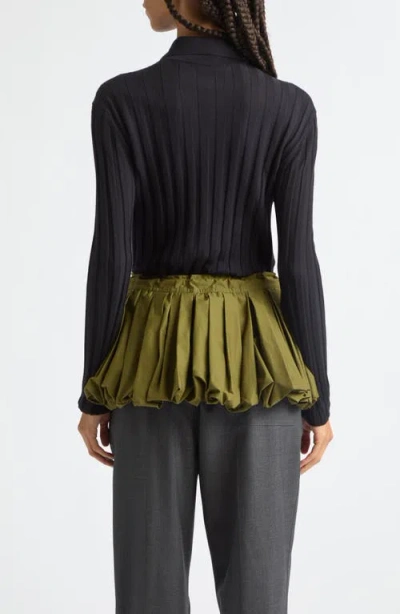 Plan C Cotton Yoke In Green