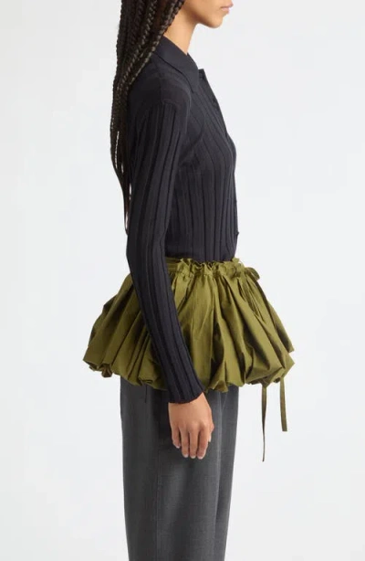 Plan C Cotton Yoke In Green