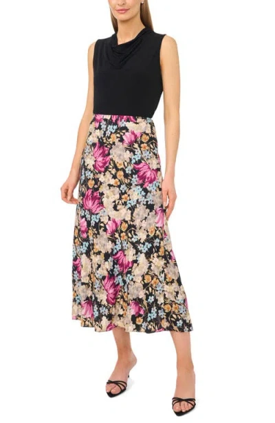 Halogenr Halogen(r) Pull On Midi Skirt In Rich Black 060