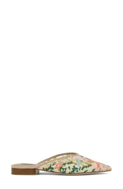 Mia Aita Pointed Toe Mule In Multi