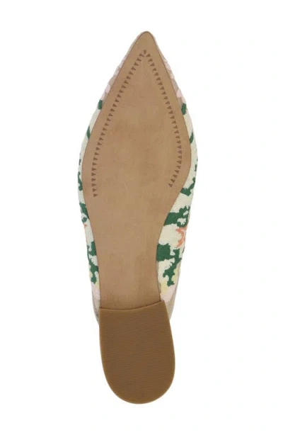 Mia Aita Pointed Toe Mule In Multi