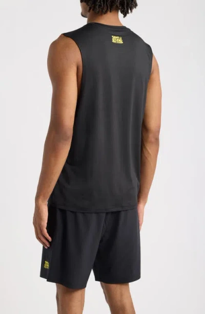 Santo Studio Surf Division Performance Graphic Tank In Black
