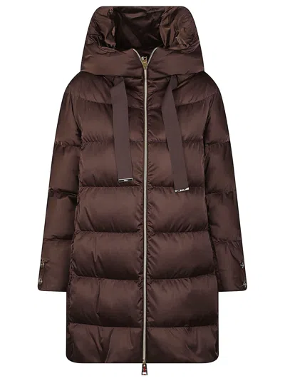 Herno A-shape Quilted High-collar Down Jacket In Multi