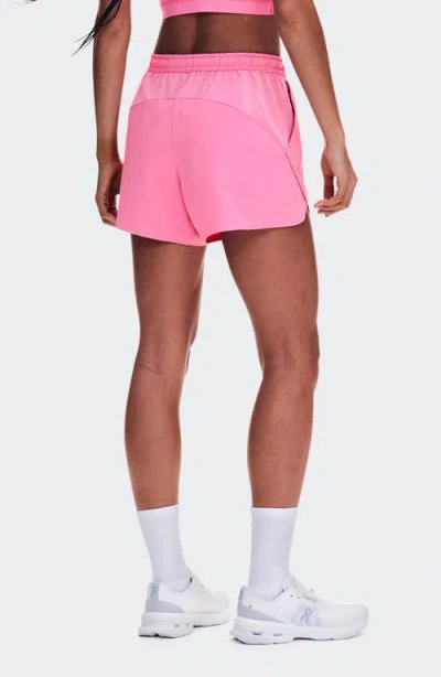 On Performance 3 Inch Training Shorts In Pink