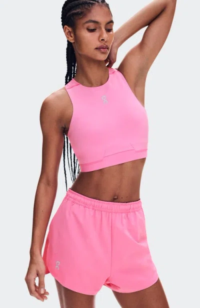 On Performance 3 Inch Training Shorts In Pink