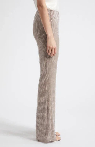 Toccin Gemma Sequin Pull On Pants In Gray