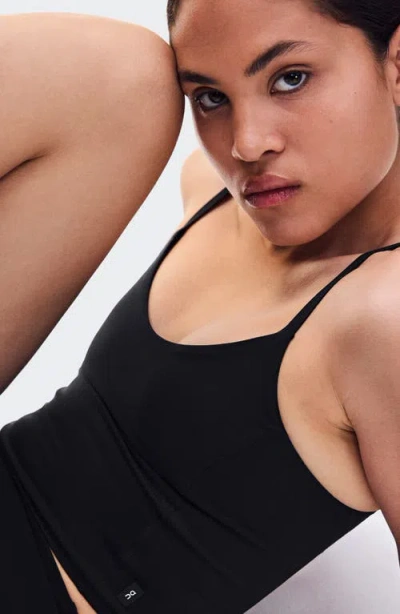 On Studio Cropped Tank In Black
