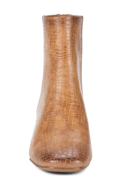 Baretraps Walless Faux Leather Bootie In Brown