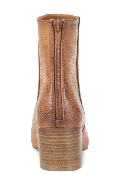 Baretraps Walless Faux Leather Bootie In Brown