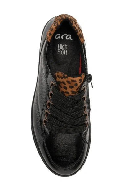 Ara Flora Sneaker In Black