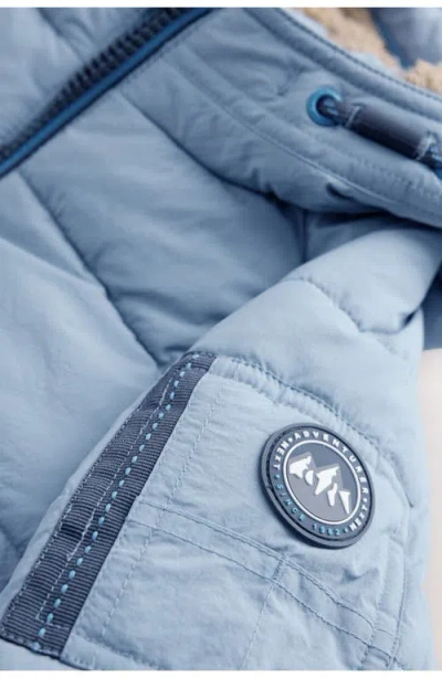 Next Kids' Quilted Utility Jacket In Blue
