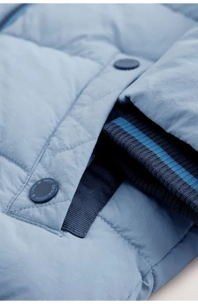 Next Kids' Quilted Utility Jacket In Blue