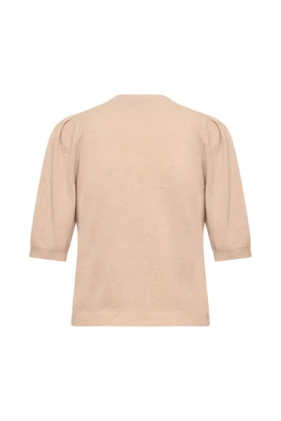 Maison Common Embroidered Half Sleeve Pullover In Multi