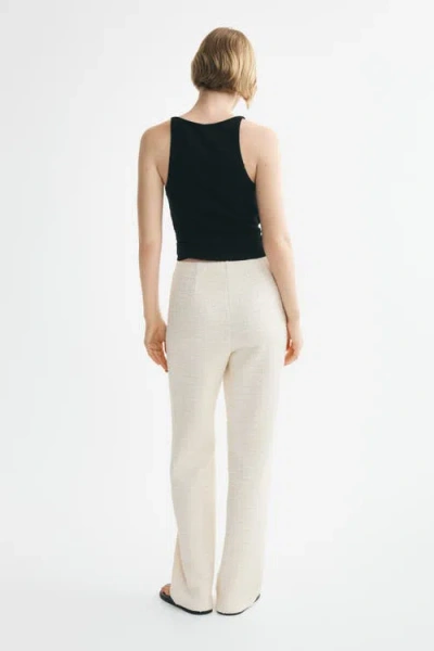 H&m Pull-on Bouclé-knit Pants In Multi