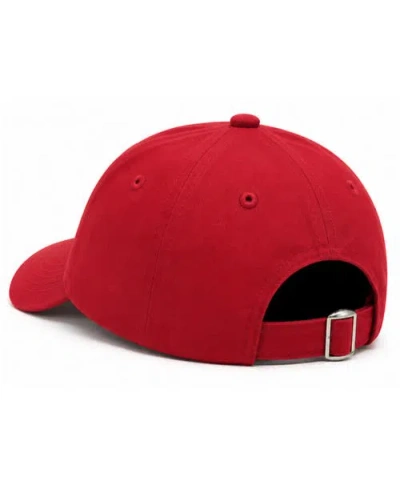 Bits & Bows Game Day Bow Baseball Hat In Red