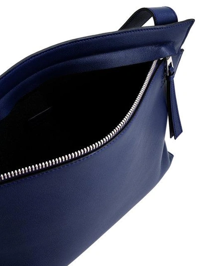 Shop Loewe Zipped Crossbody Bag - Blue