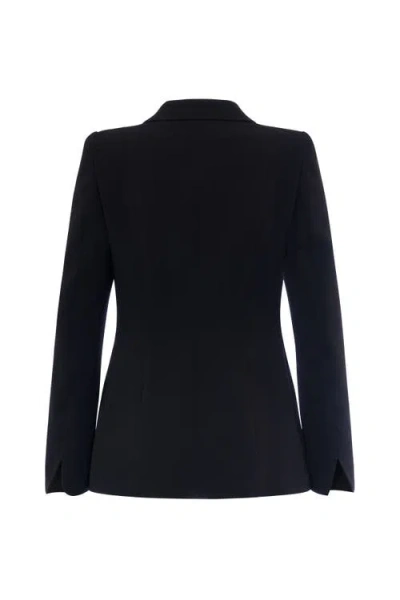 Maison Common Classic Blazer With Sharp Shoulders In Black