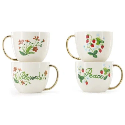 Gibson Home 8 Piece 17.5 Ounce Ceramic Assorted Mug Set In Multi