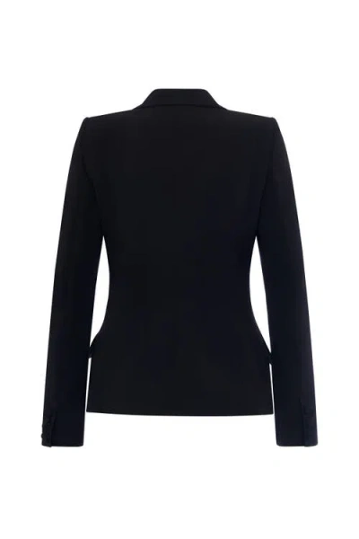 Maison Common Classic Blazer With Sharp Shoulders In Black