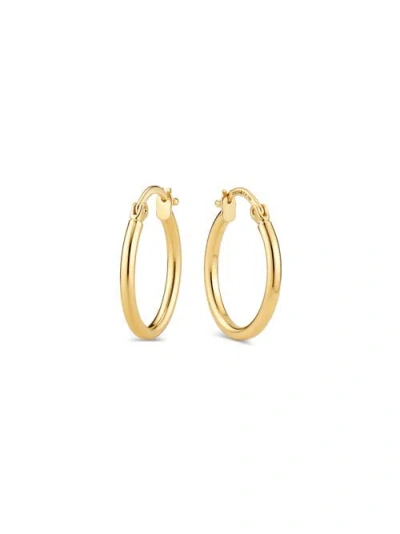 Devata Classic Hoop Earrings In Gold