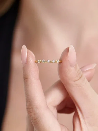 Devata Station Lab Grown Diamond Ring In Red