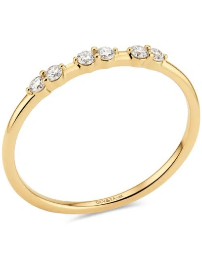 Devata Triple Cluster Lab Grown Diamond Ring In Gold