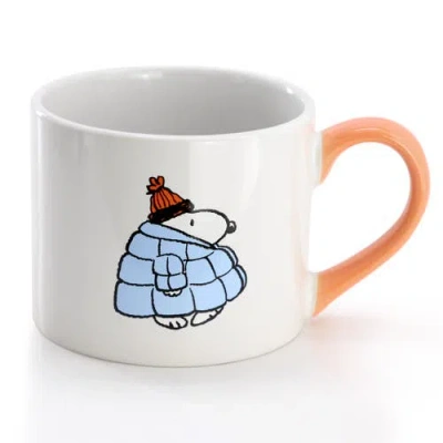 Peanuts 4 Piece 19 Ounce Stackable Stoneware Mug Set In Multi