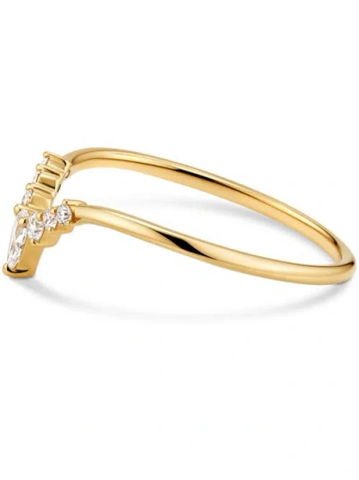Devata Tiara Lab Grown Diamond Ring In Gold