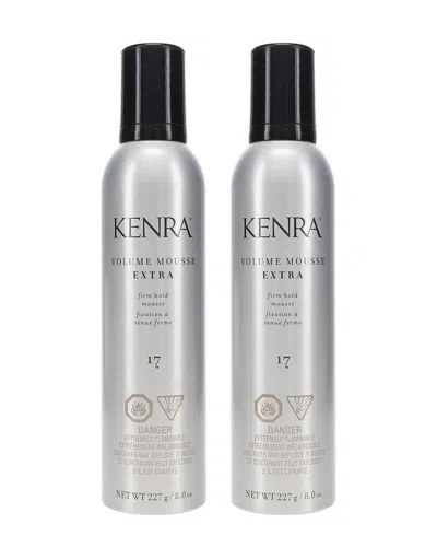 Kenra 8oz Extra Volume Mousse #17 2 Pack In Transparent
