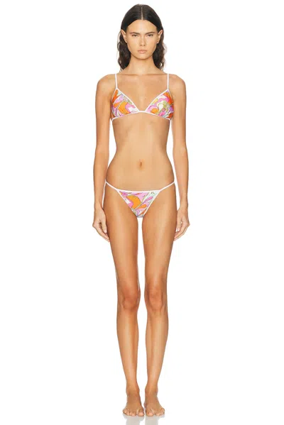 Pucci Lycra Bikini Bottom In Multi