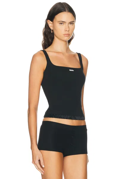 Entire Studios Lounge Tank Top In Black