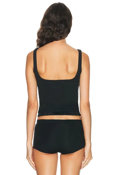 Entire Studios Lounge Tank Top In Black