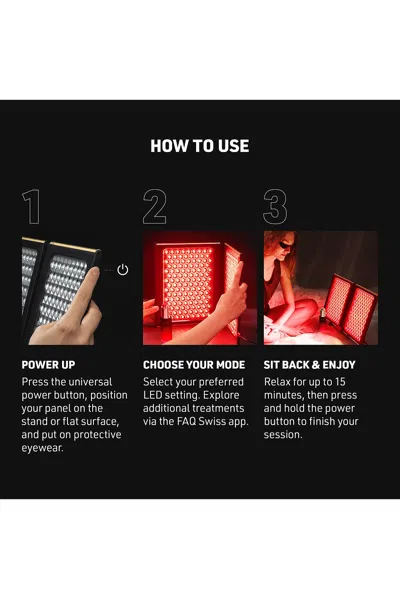 Foreo Faq Dual Led Panel Light Therapy In Red