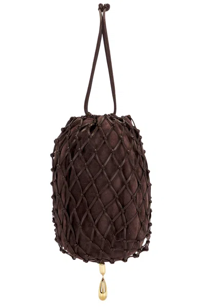 Savette Macrame Pouch In Coffee