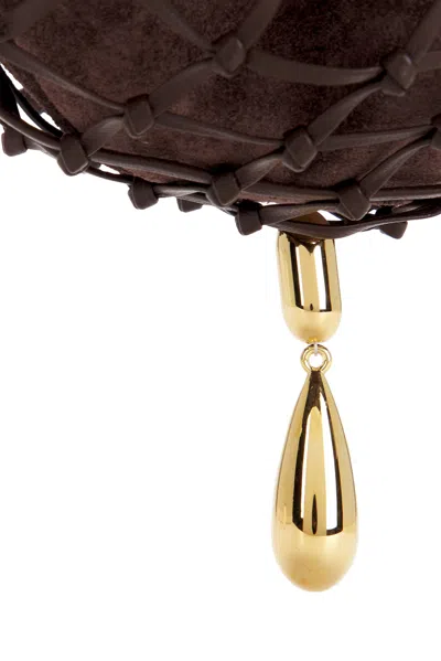 Savette Macrame Pouch In Coffee