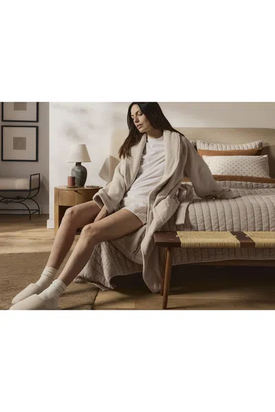 Parachute Classic Plush Robe In Bone