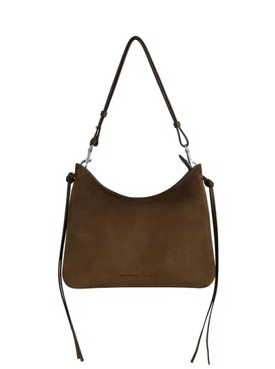 Phoebe Philo Gig Shoulder Bag Medium In Brown