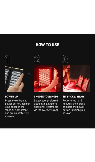 Foreo Faq Dual Led Panel Light Therapy In Red