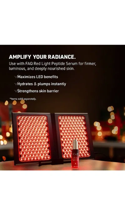 Foreo Faq Dual Led Panel Light Therapy In Red