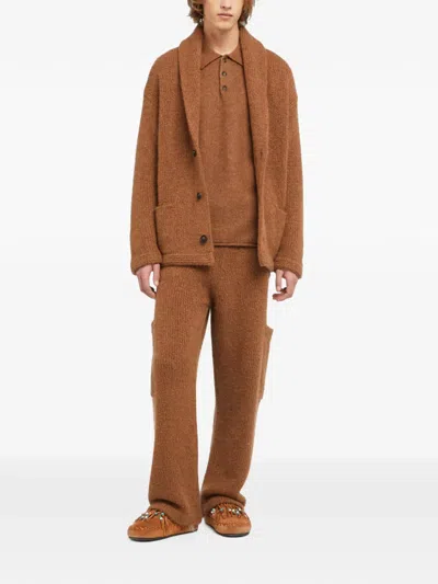 Alanui Cargo-pocket Trousers In Brown