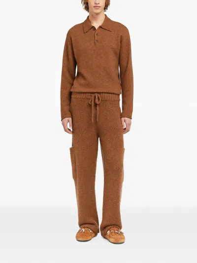 Alanui Cargo-pocket Trousers In Brown