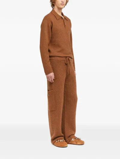 Alanui Cargo-pocket Trousers In Brown