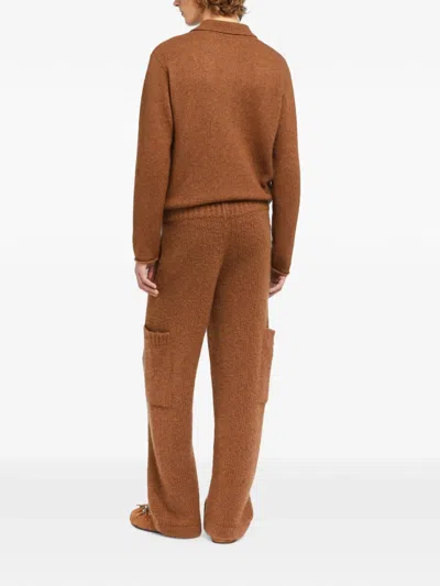 Alanui Cargo-pocket Trousers In Brown