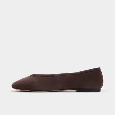 Aldo Ayrah Ballet Flat In Brown