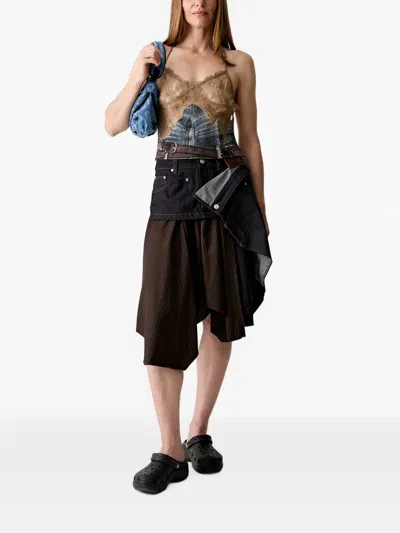 Andersson Bell 레이스 패널 트롱프뢰유 탑 In Brown