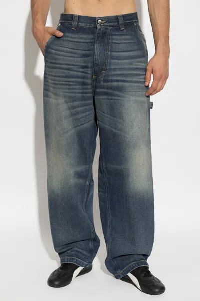 Haikure Belt-loop Jeans In Blue