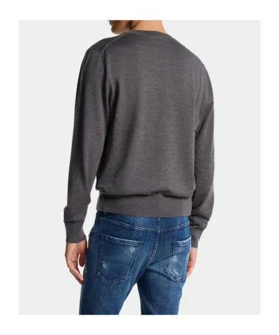 Dsquared2 D2-upside-down Pullover In Gray