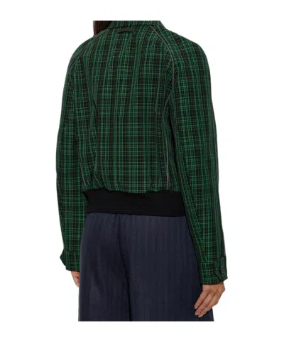 Marni Checked Jacket In Gray