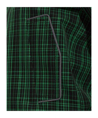 Marni Checked Jacket In Gray